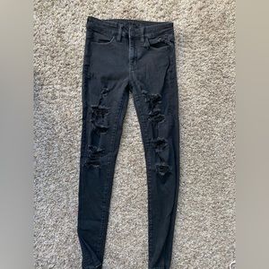 American eagle ripped skinny jeans